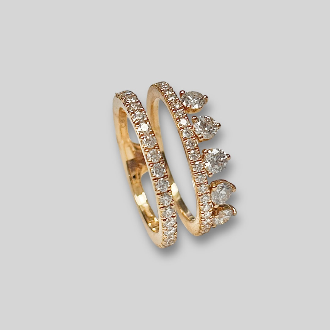 Anillo 18K y Diamantes Ref: 276-15023