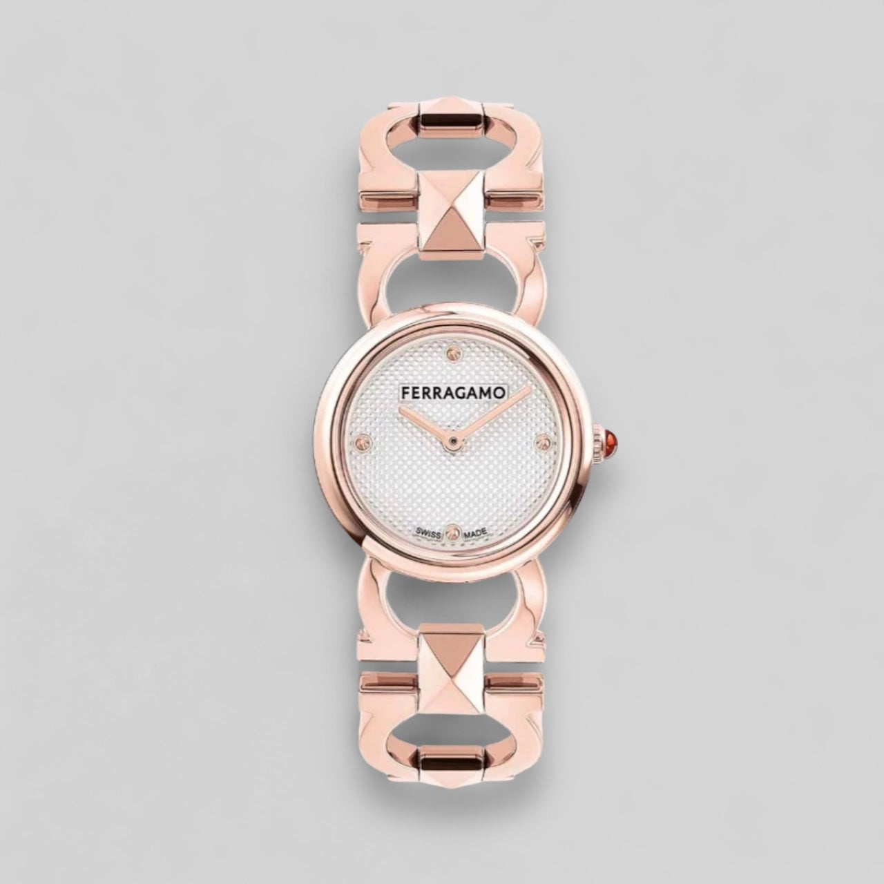 Reloj Salvatore Ferragamo Double Gancini Stud para mujer
