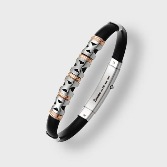 Pulsera Acero y 18K EXB185R