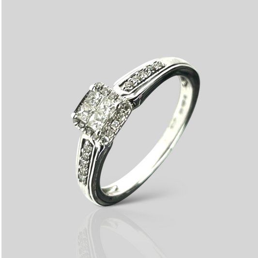 Anillo de Compromiso 14K SKR18643-25