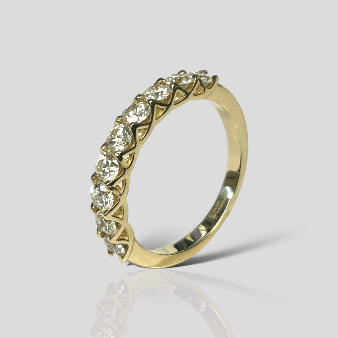 Churumbela Oro Amarillo 14K y diamantes B4770