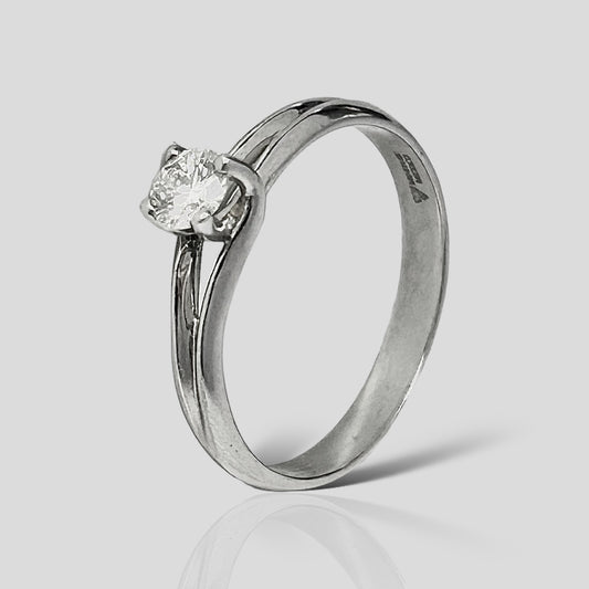 Anillo Compromiso 14k Br.25ct B5192B