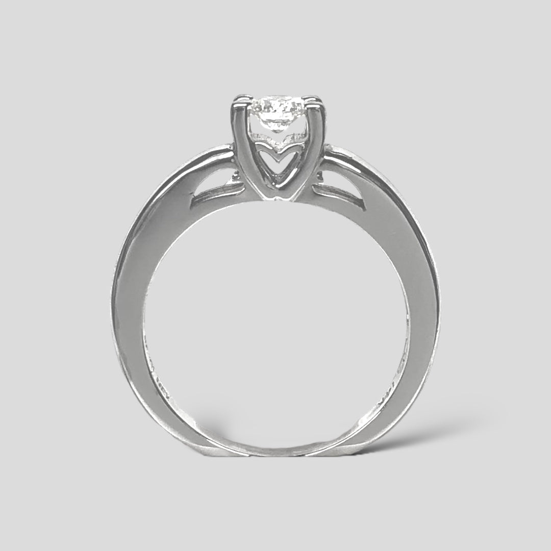 Anillo de Compromiso 14k y Br .25ct E-257-B