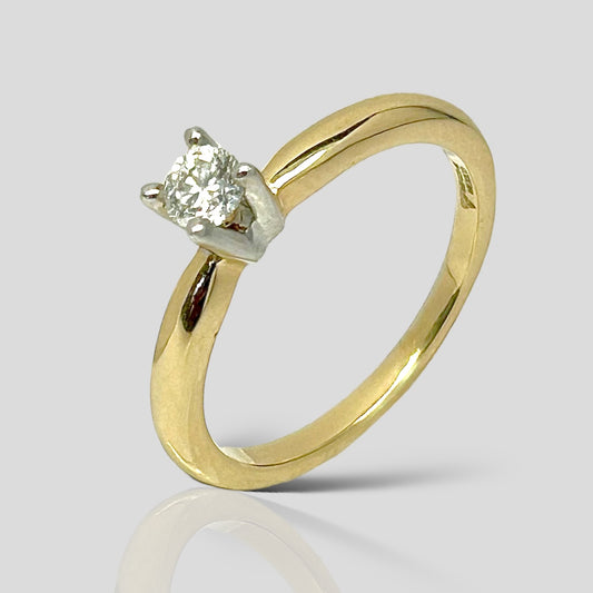 Anillo de Compromiso 14K      Br.20ct B2089C-20