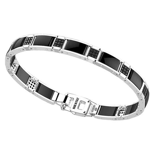Pulsera Acero y Cerámica KXB052-N