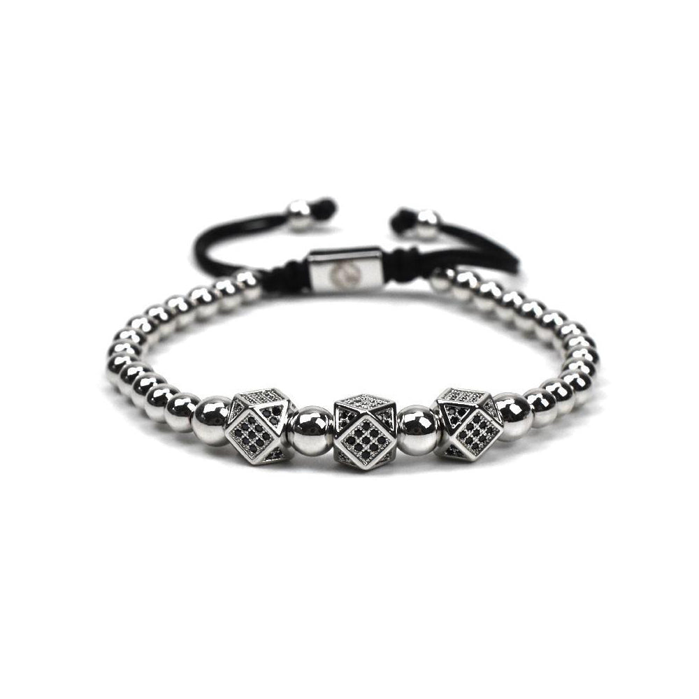 Pulsera Royal Collection Dados Plata