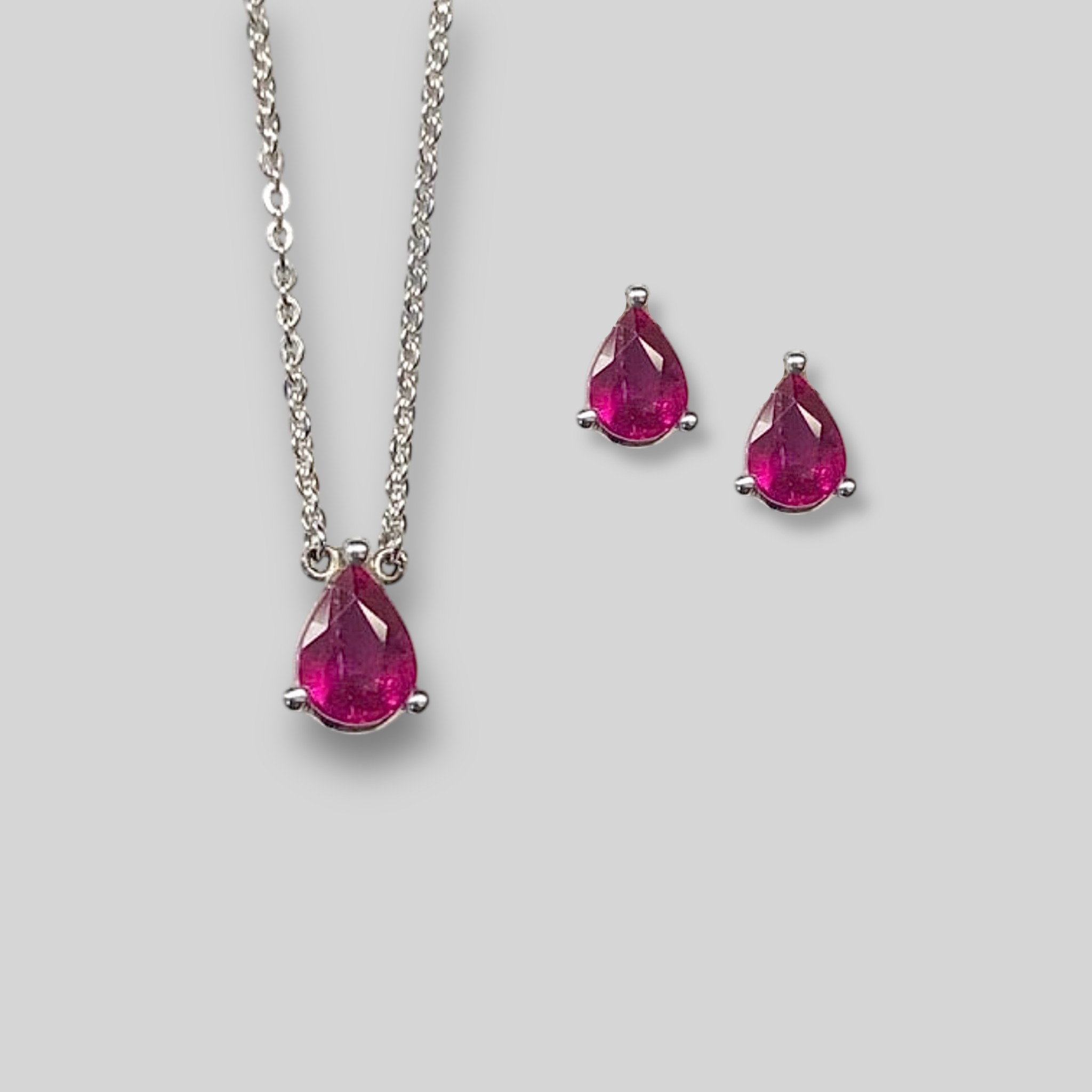 Juego 14K y Rubíes. Ref:ASP26