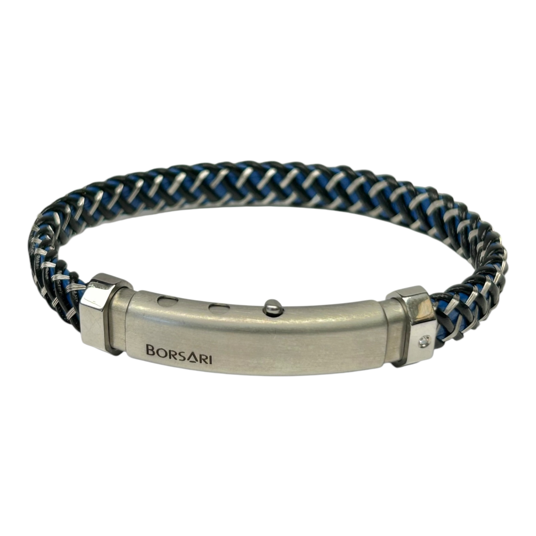Pulsera Acero Piel BRM-CARLO-08