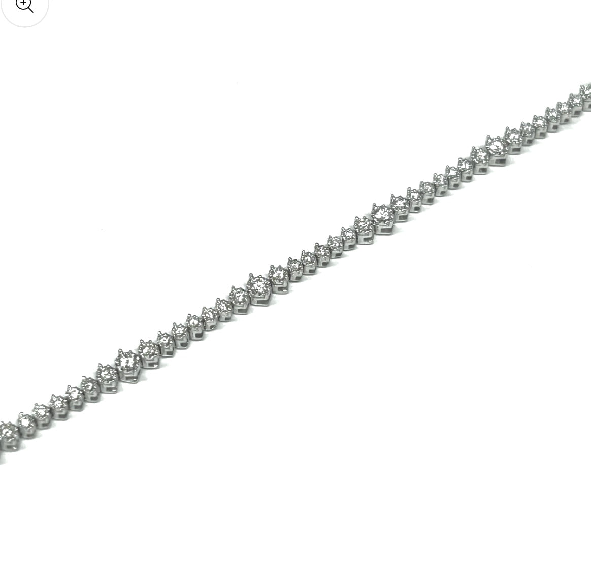 Pulsera Oro Blanco 18k Brillantes KA52129BWD8WP