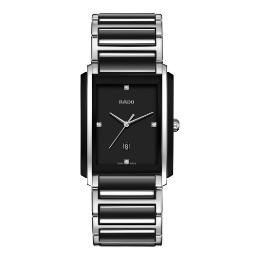 Reloj Integral Diamonds Caballero Cerámica Negra Ref:R20206712