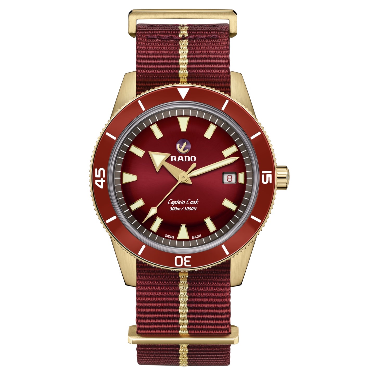 Reloj Captain Cook 42mm Bronze Nylon. Ref:R32504407