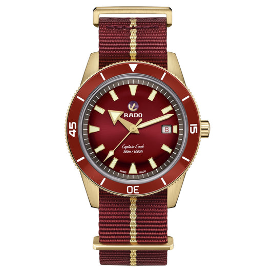 Reloj Captain Cook 42mm Bronze Nylon. Ref:R32504407