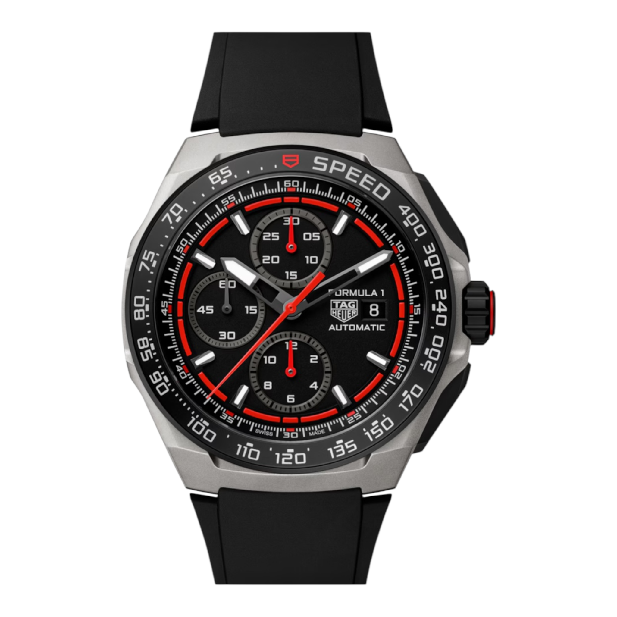 TAG HEUER FORMULA 1
CHRONOGRAPH
Automático, 44 mm, Titanio
CBZ2082.FT8096