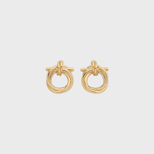 Aretes Twist Mini Dorados 765593