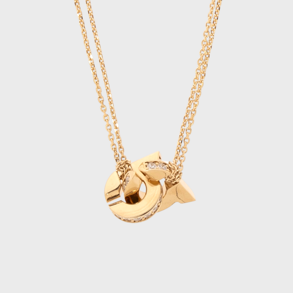 Collar Dorado y Cristales 776250