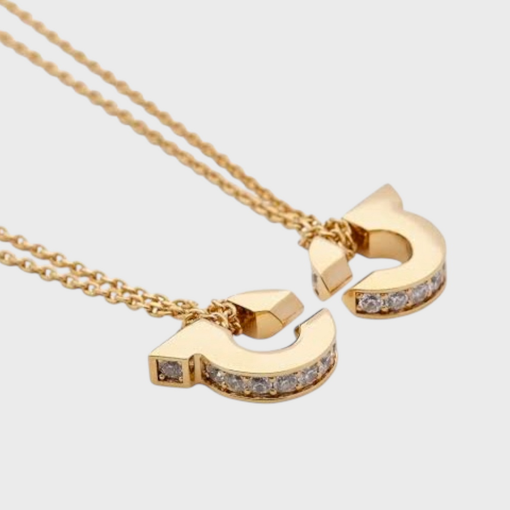 Collar Dorado y Cristales 776250