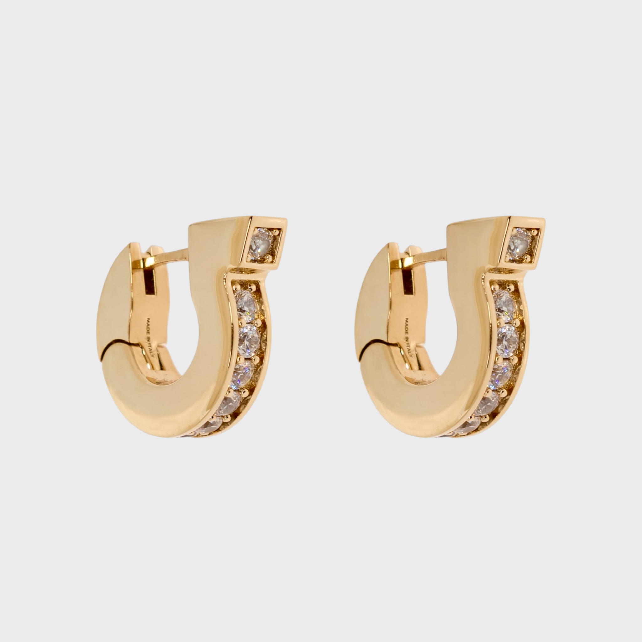 Aretes Dorados y Cristales 776237