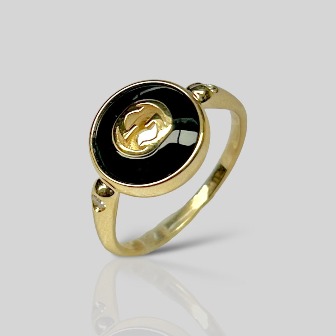 Anillo Interlocking 18K Mod:YBC786547001017