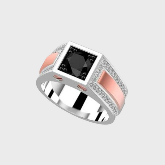 Anillo 18K, Diamante Negro EA260BR