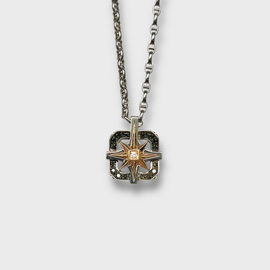 Colllar 18K y Diamante EC621BR