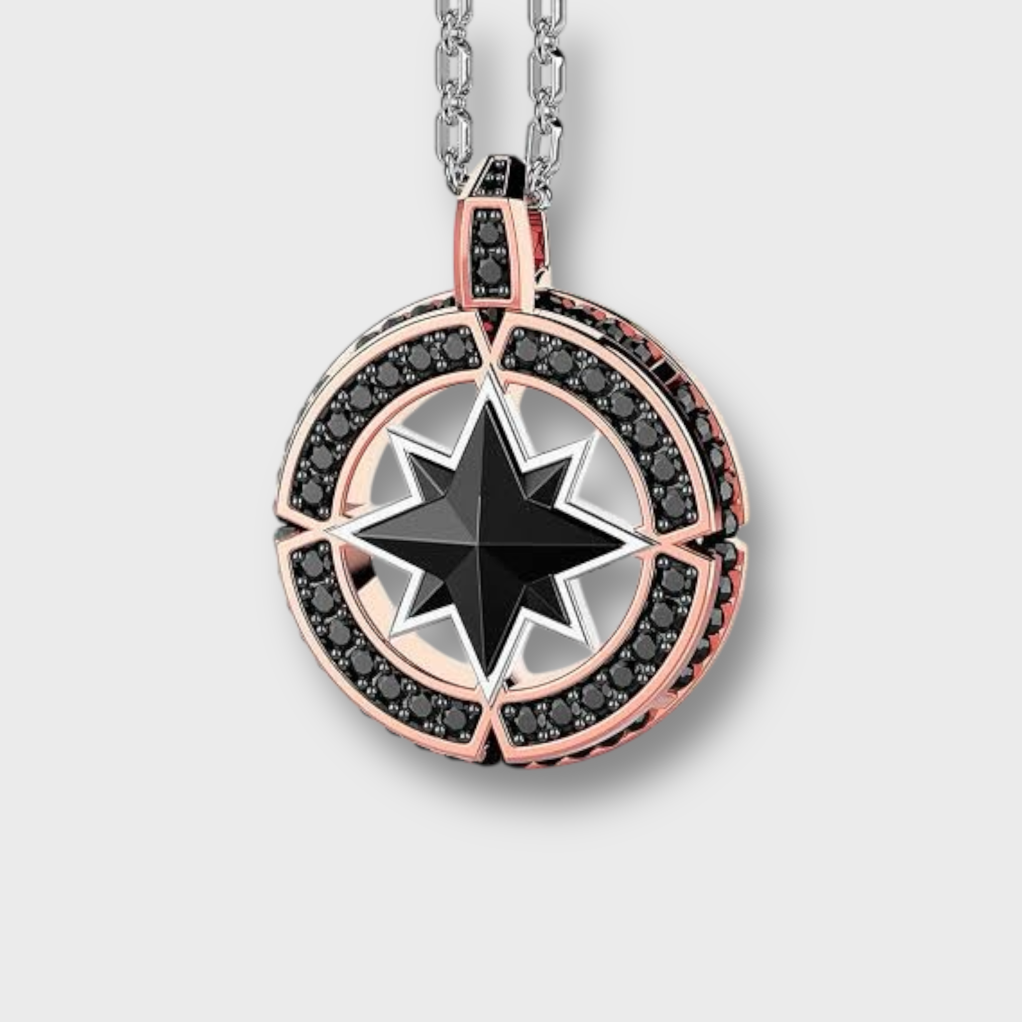 Collar 18K, Diamantes y Cerámica EC915RB-60