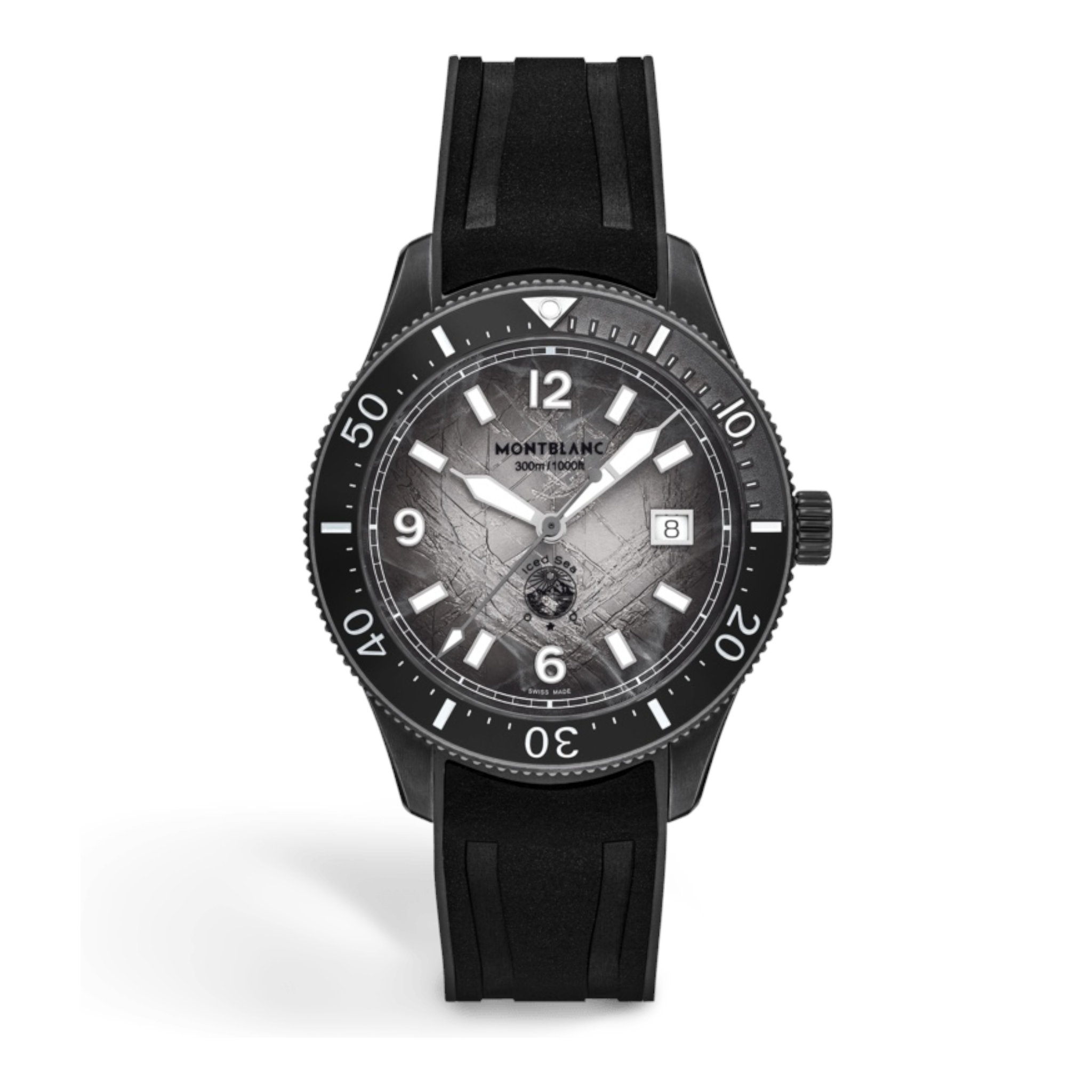 MONTBLANC ICED SEA AUTOMATIC DATE 0 OXYGEN 134017