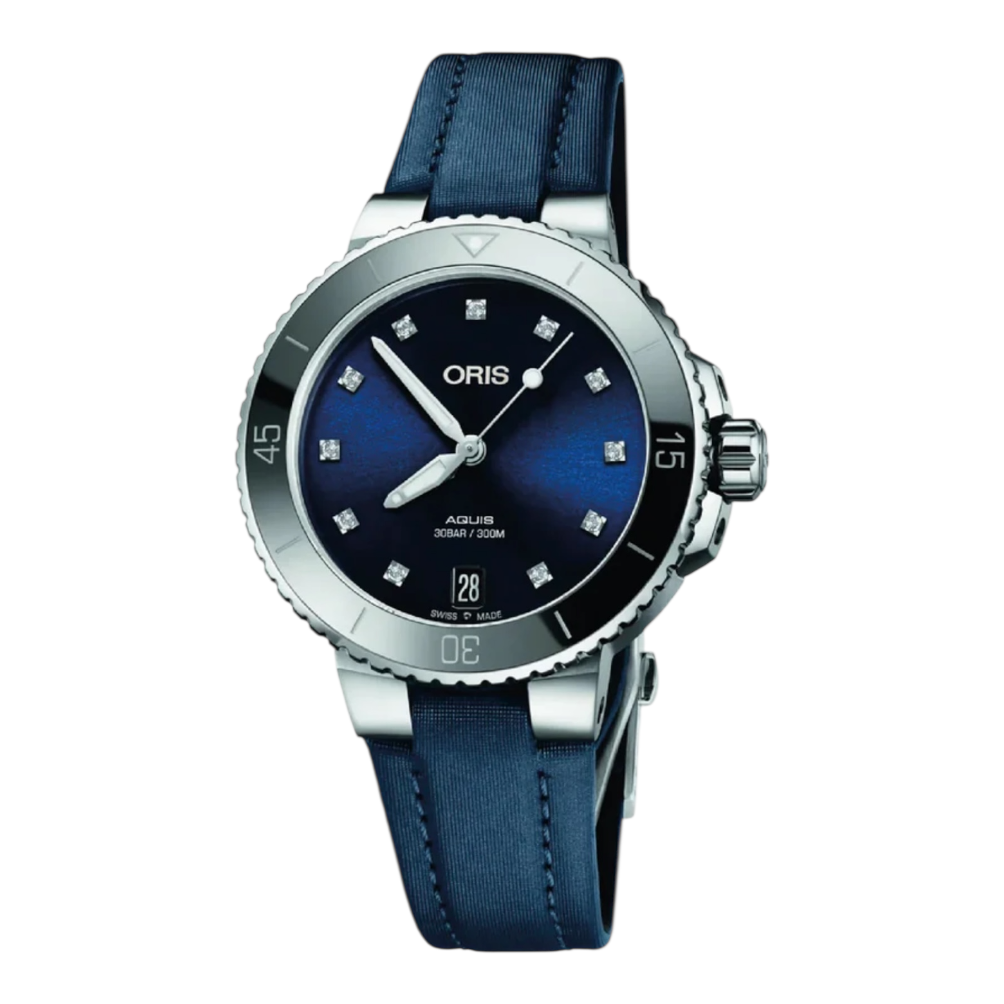 Aquis Lady 36.5mm Indices Diamantes 0173377314195