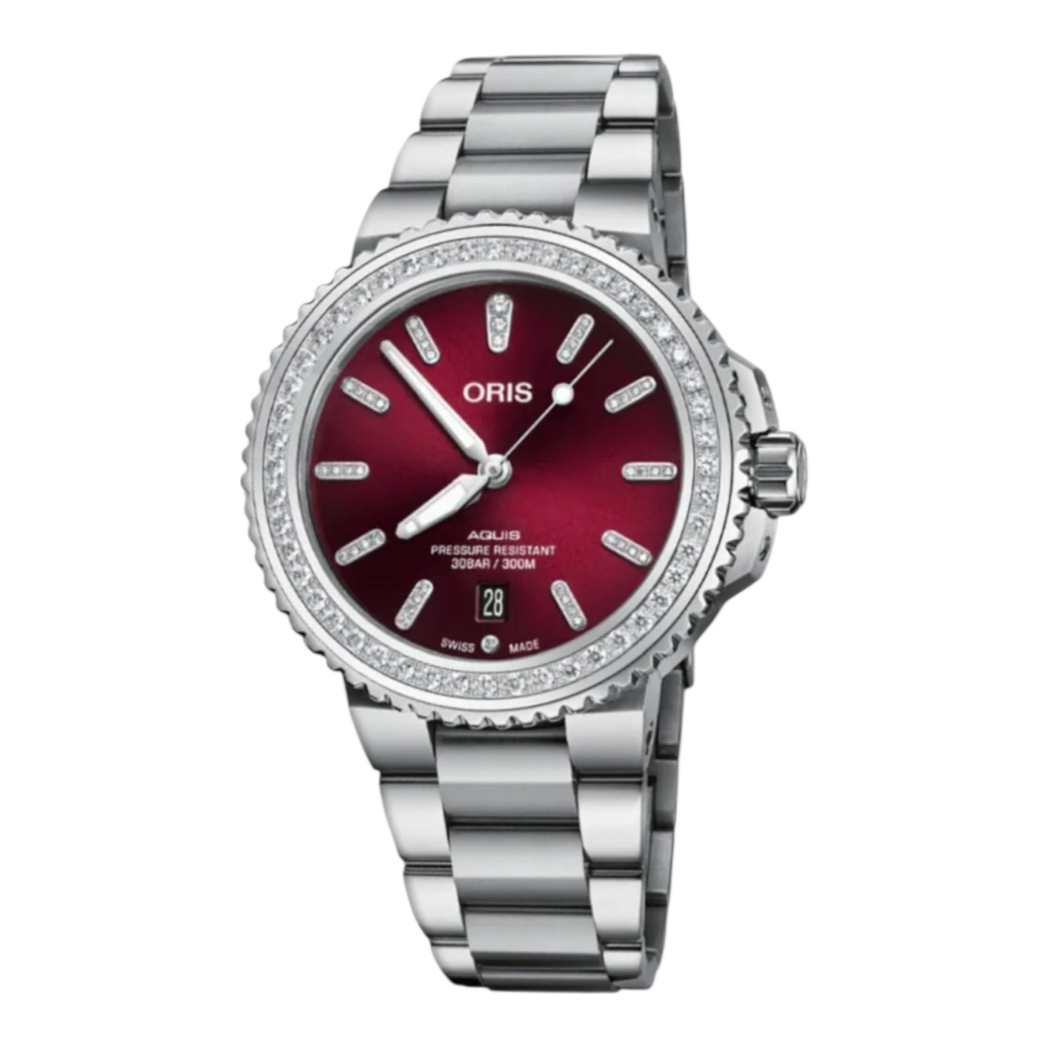 Aquis Date 41.5 mm Bisel Diamantes 73377664998