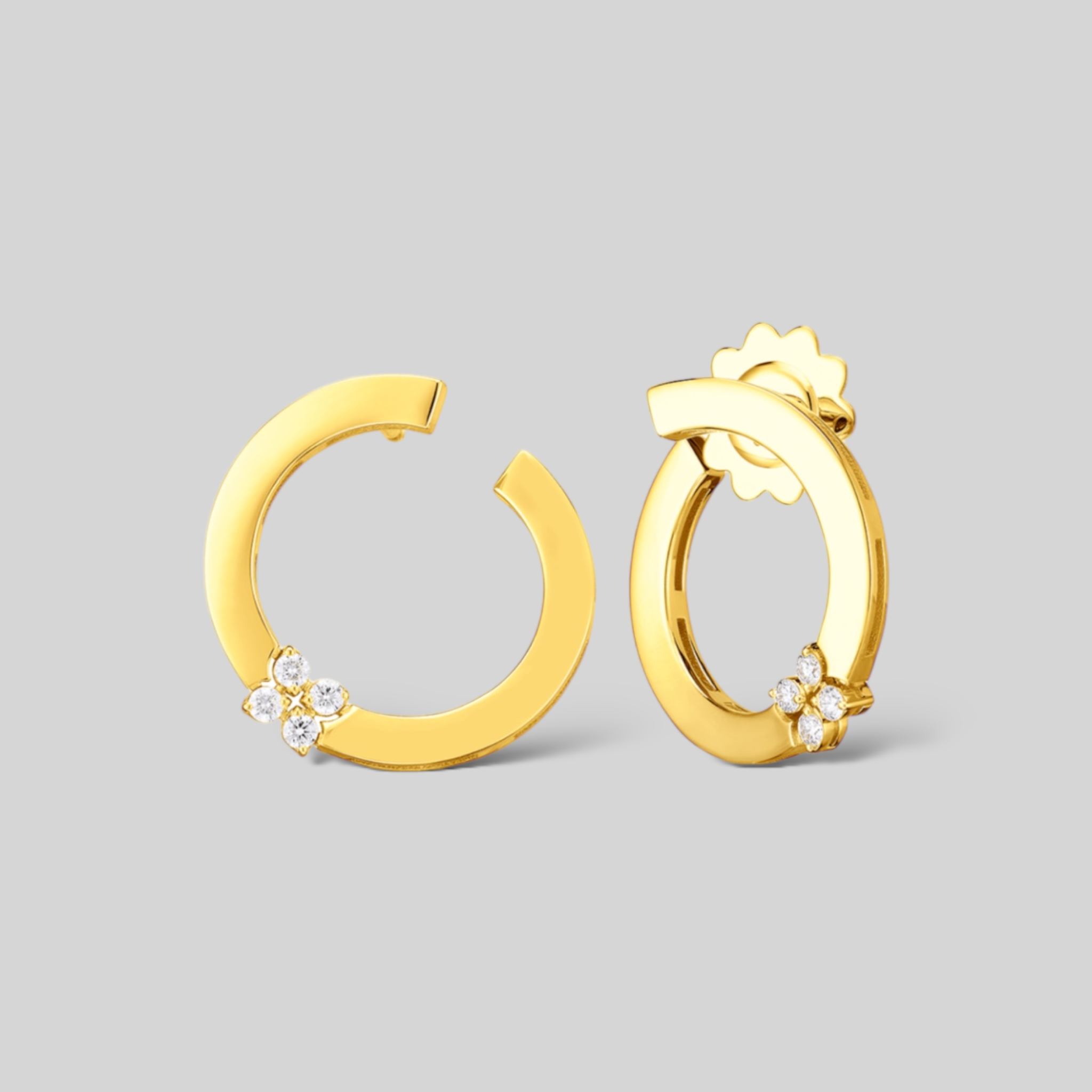 Aretes OAm 18K y Diamantes. Ref:8883002AYERX