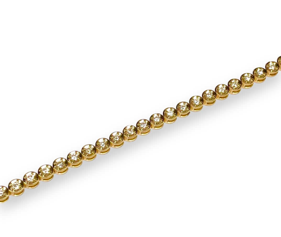 Pulsera Oro Amarillo 18k Brillantes 24097BWD8YN