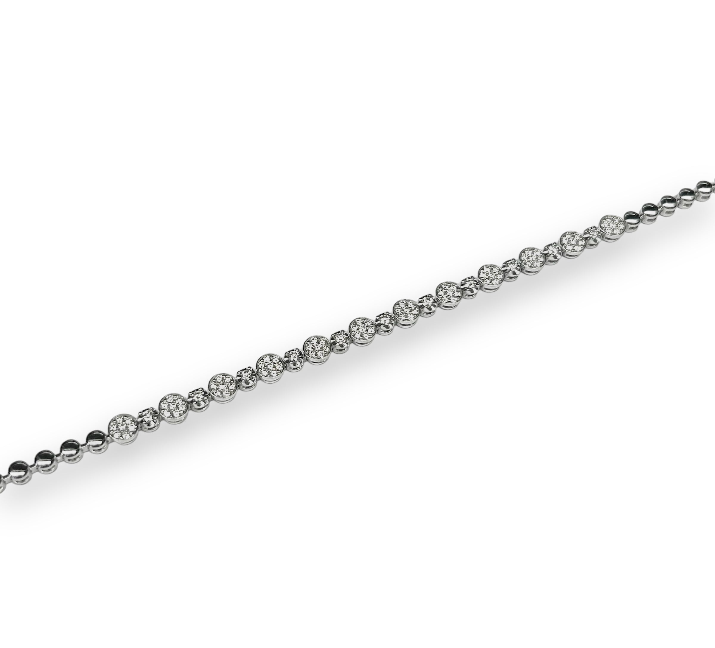 Pulsera 18K y Diamantes. AM25554BWD8WN