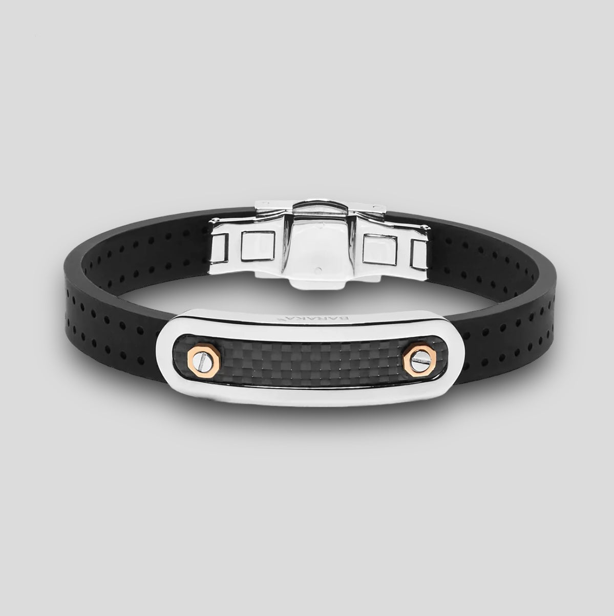 Pulsera Acero y Caucho BR283011ROAC