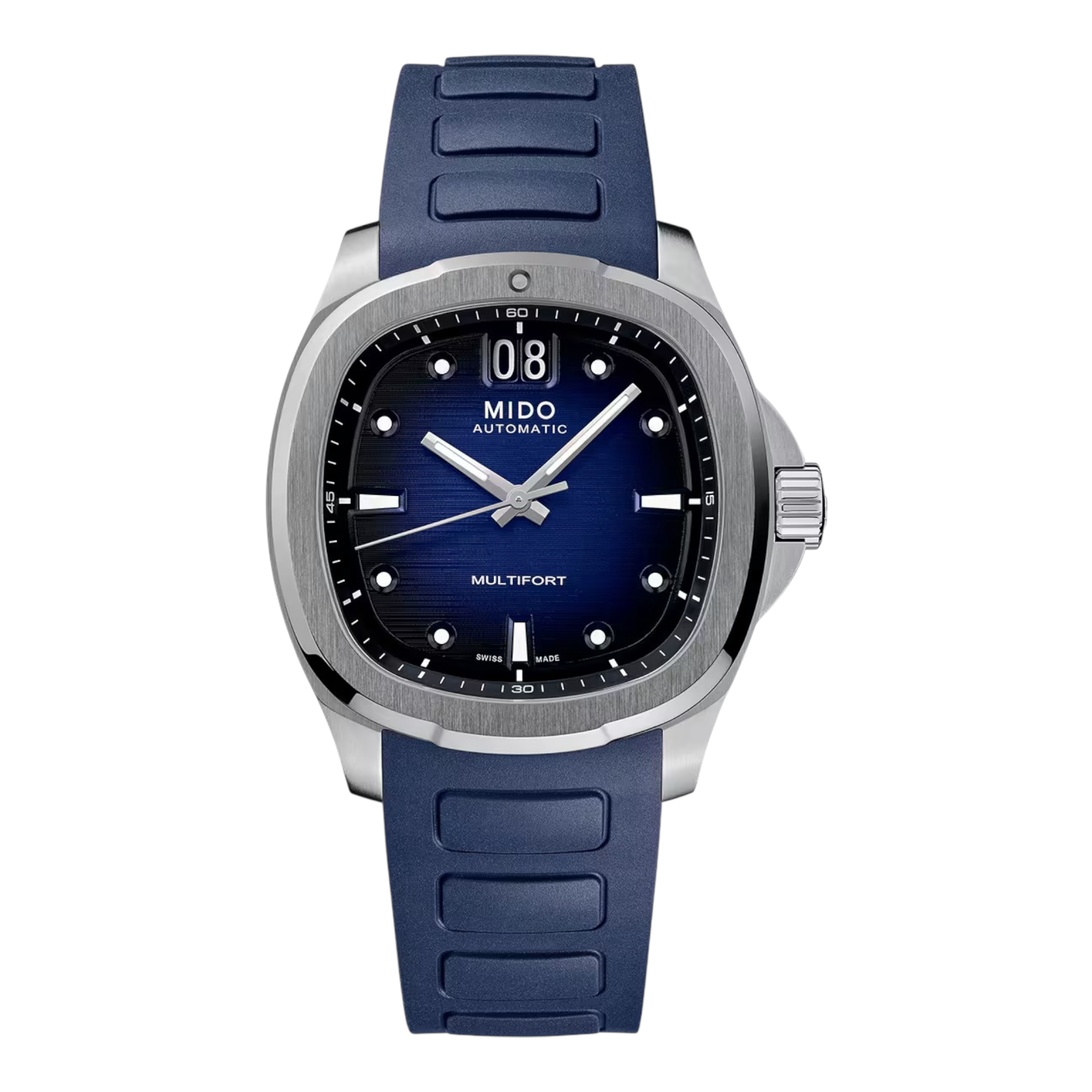 Reloj Multifort TV Acero Caucho Azul M0495261704