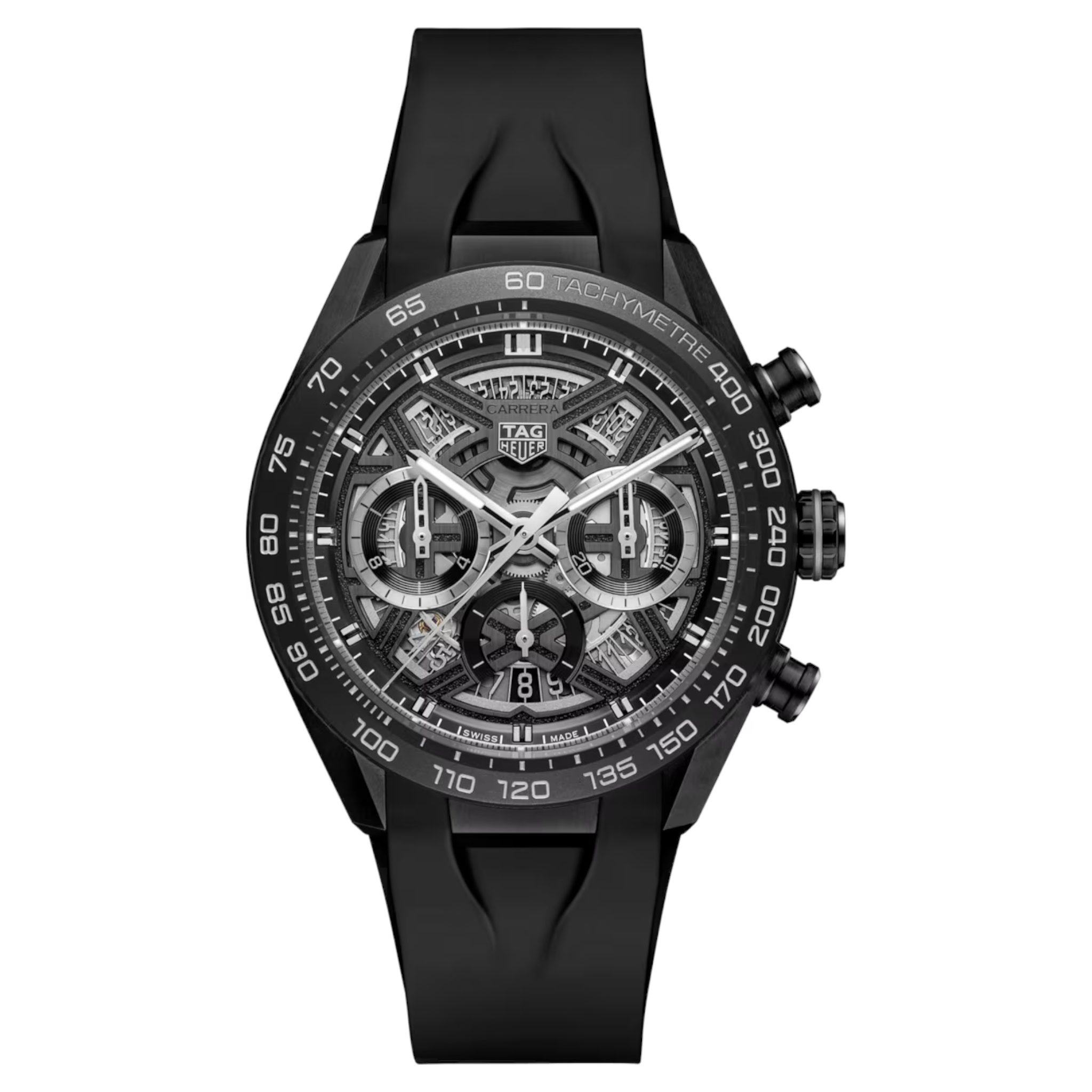 TAG HEUER CARRERA
CHRONOGRAPH EXTREME SPORT
Automático, 44 mm, titanio con revestimiento DLC CBU2080.FT6272