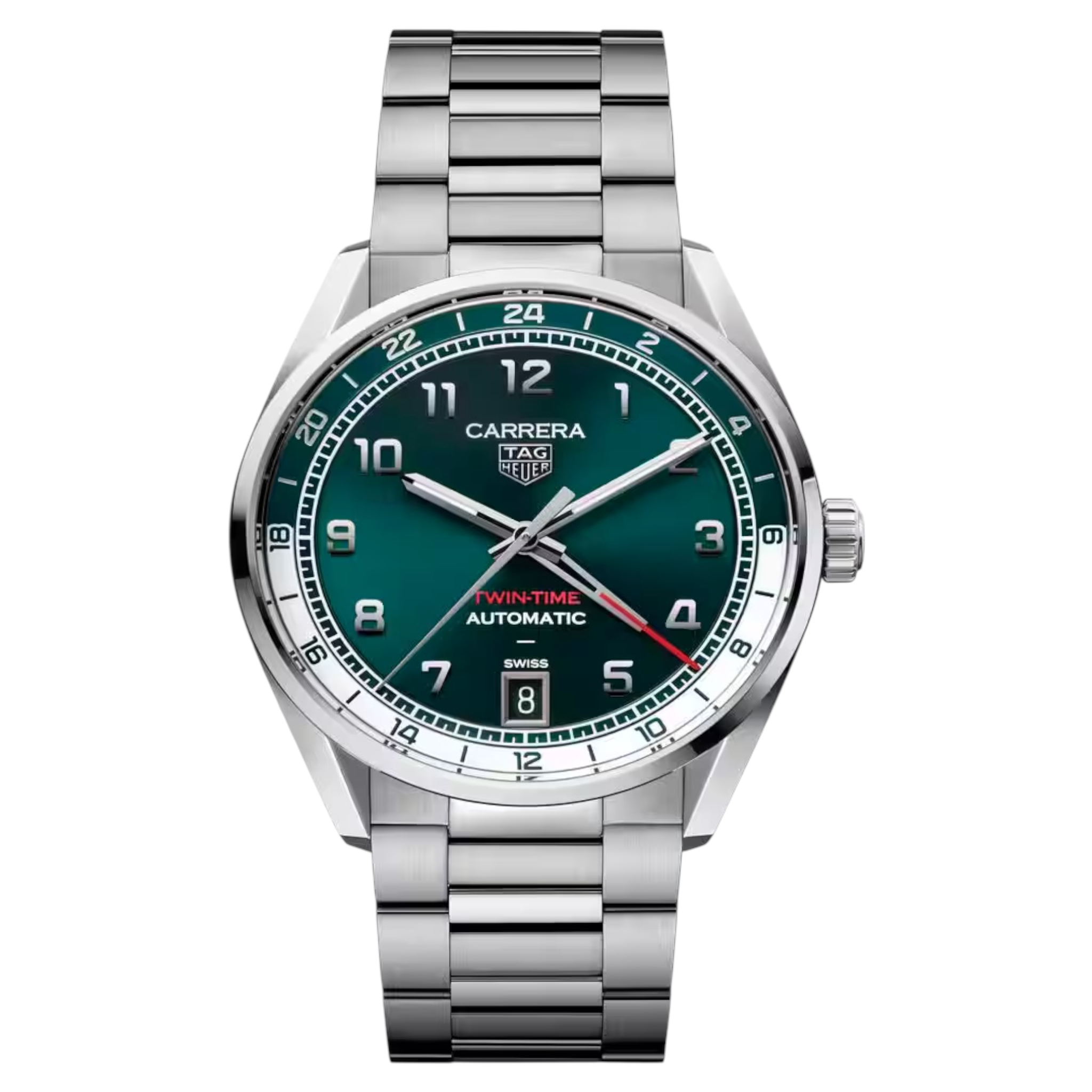 TAG HEUER CARRERA
DATE TWIN-TIME
Automático, 41 mm, Acero
WDA2114.BA0043