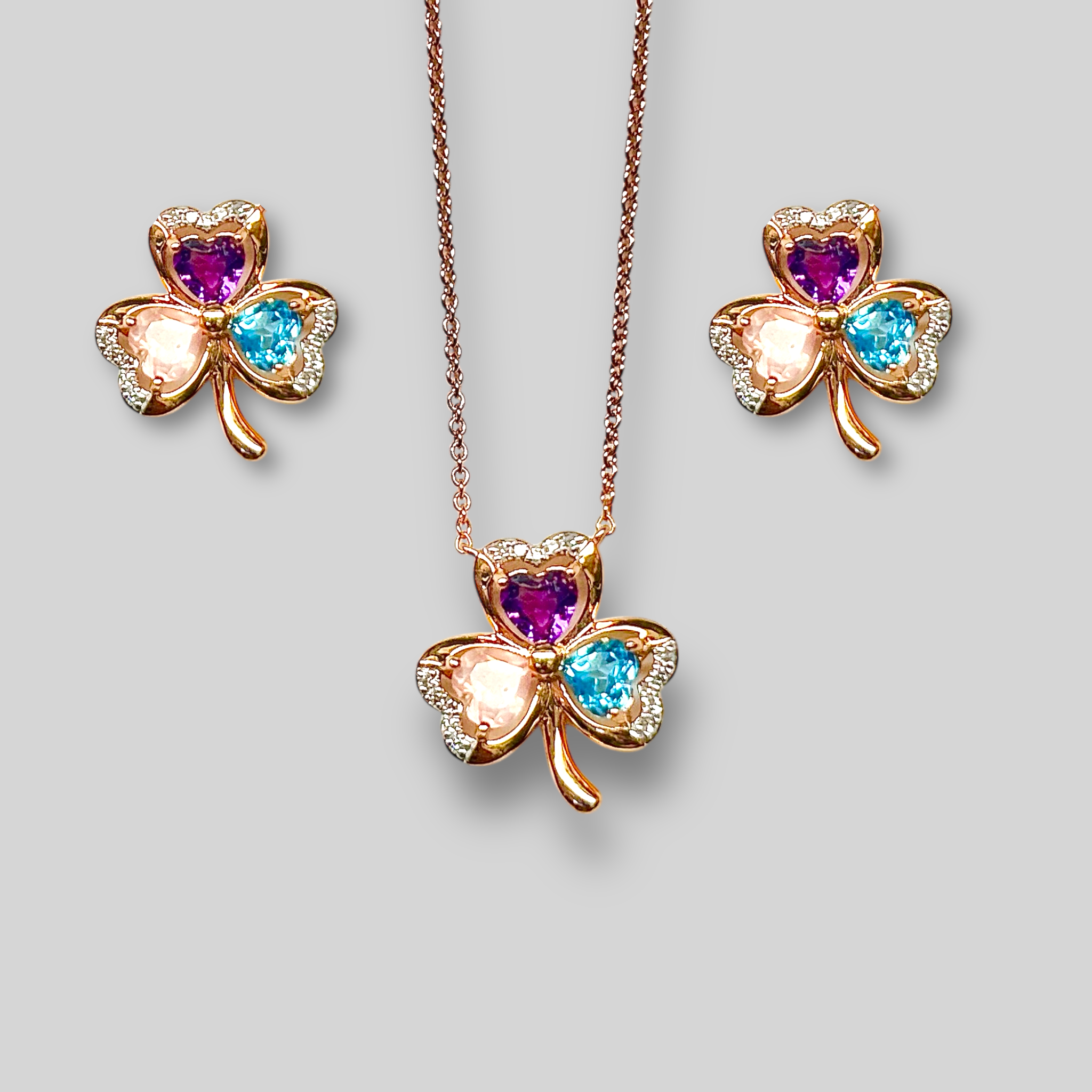 Juego 14K, Cuarzos y Diamantes ASP41