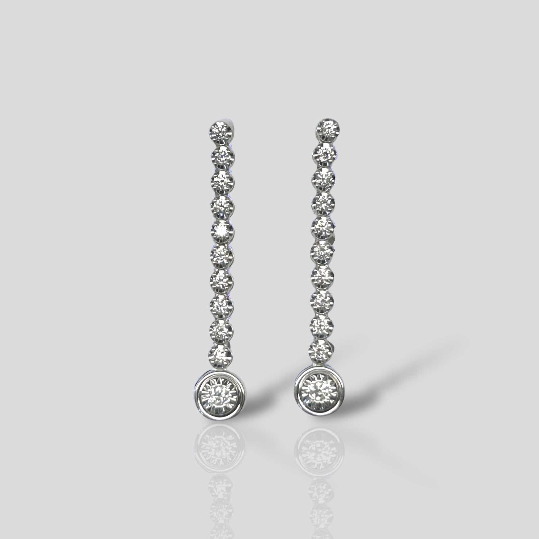 Aretes 14K y brillantes SD24748EWD4WN