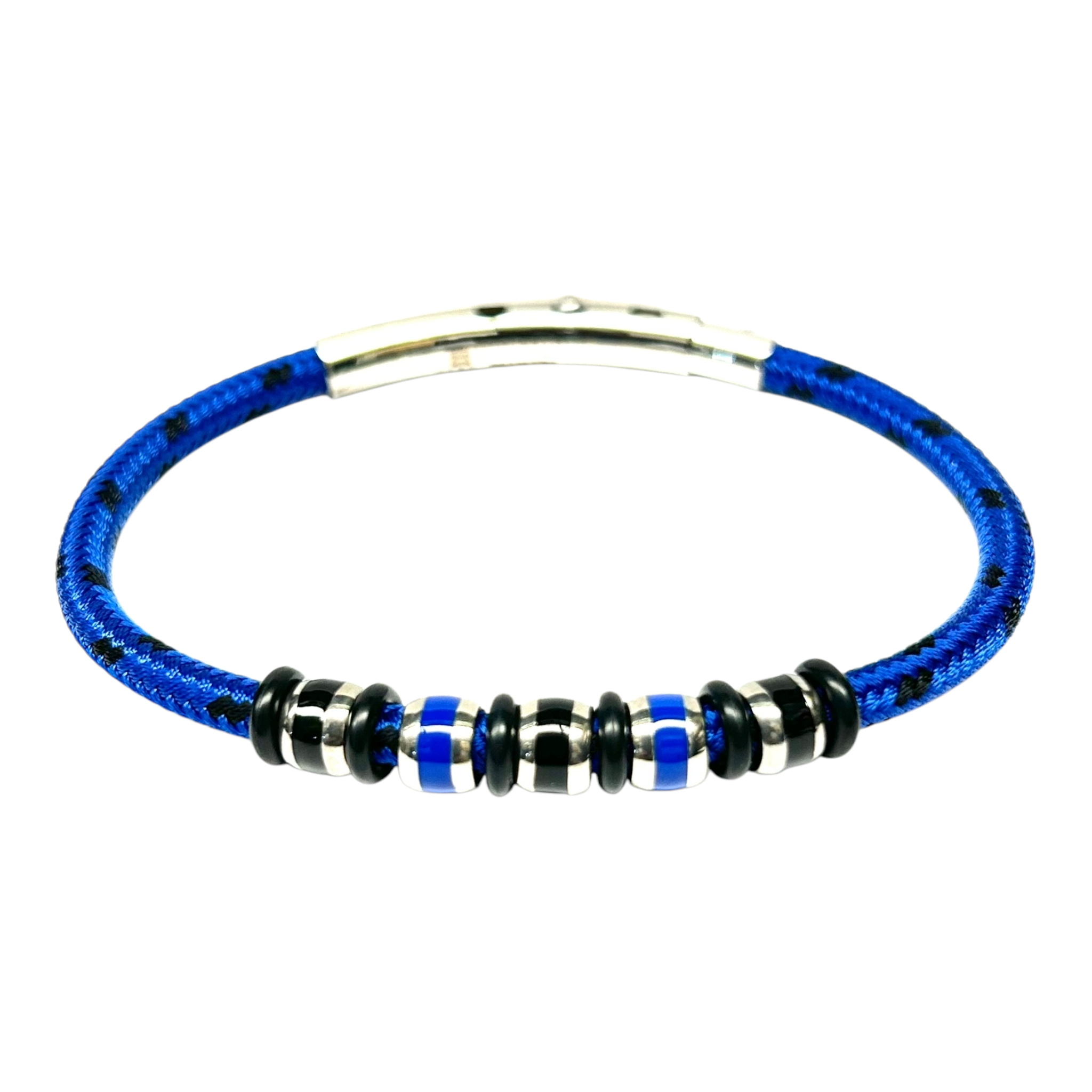 Pulsera Acero Azul BR-SATURNO-03