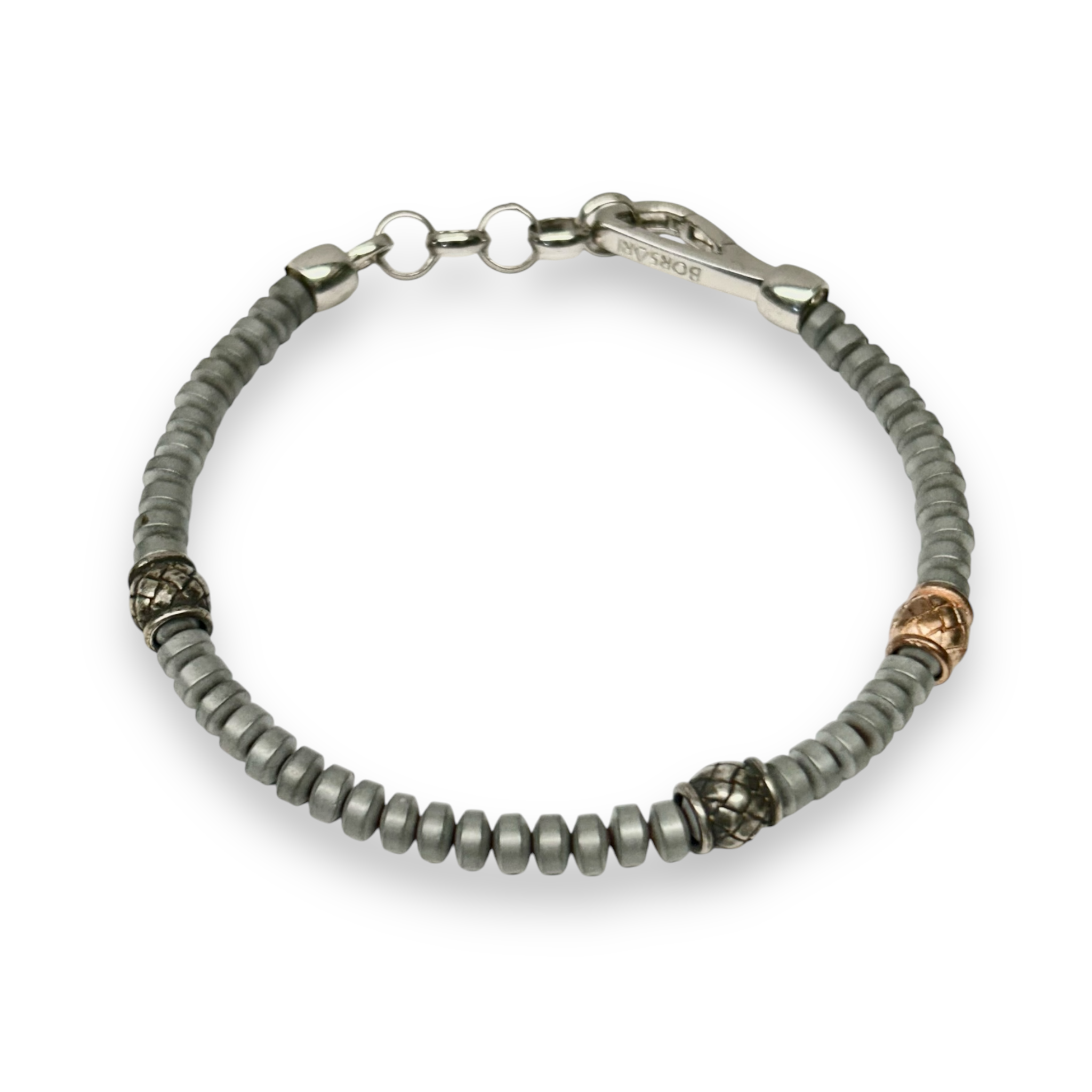 Pulsera Plata925 gris BR-TIBET-13