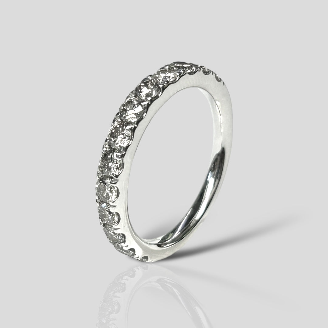 Churumbela Oro Blanco 14K y diamantes 1.00ct SKR3142-100