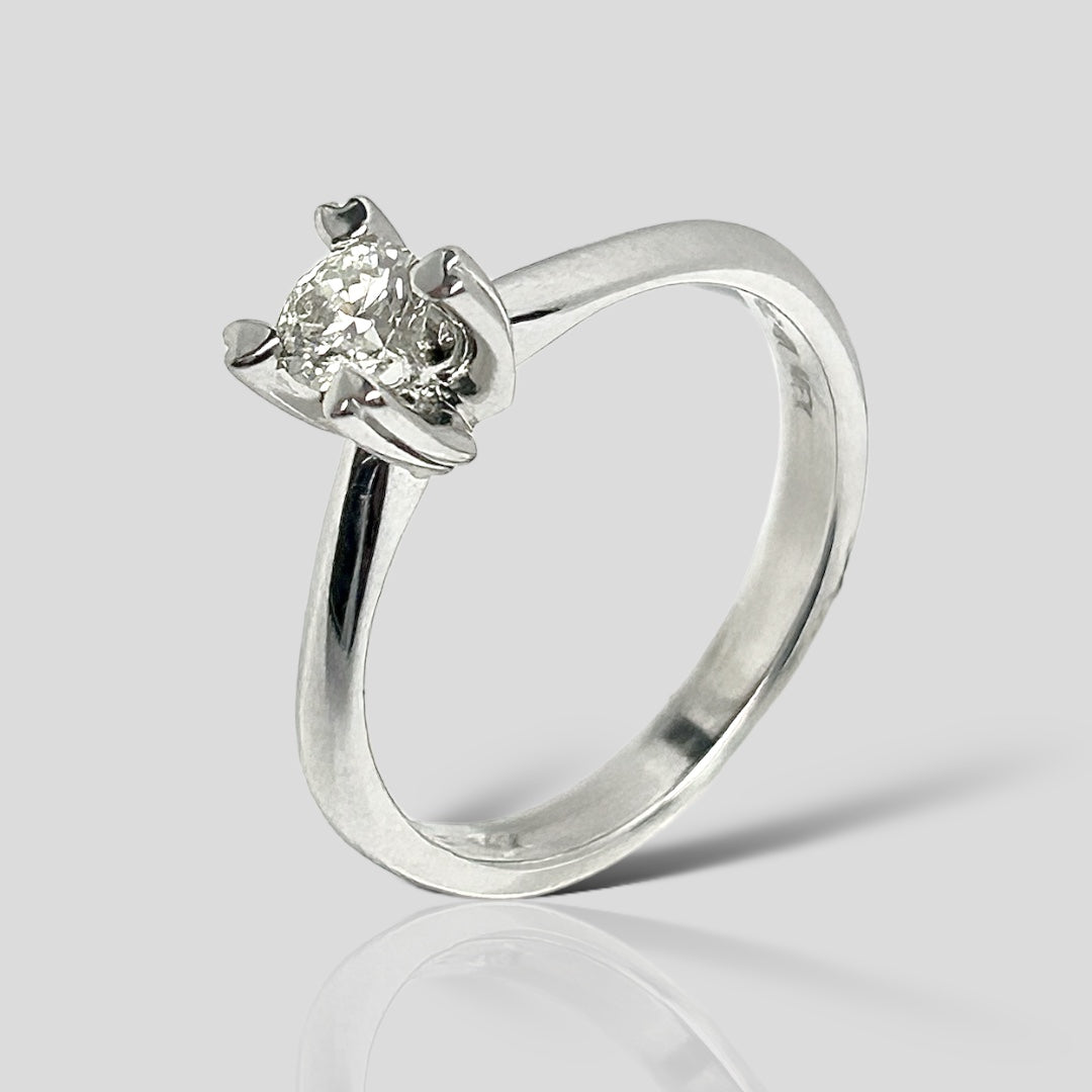 Anillo de Compromiso  14K y Br .30 ct  E-262-B