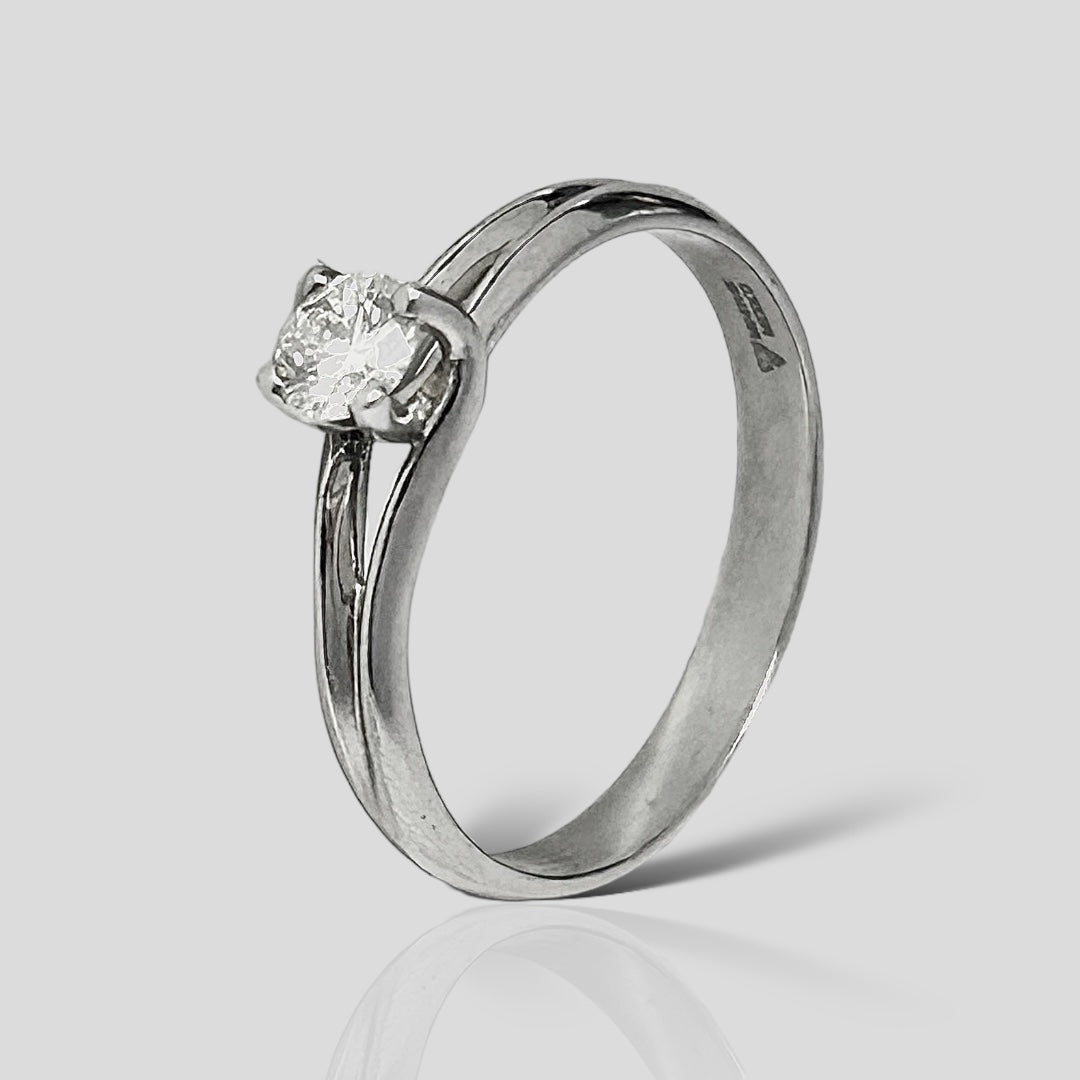 Anillo Compromiso 14k Br.25ct B5192B