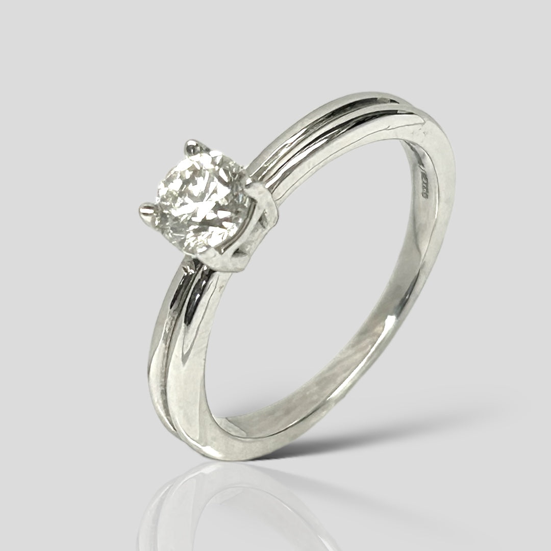 Anillo de Compromiso 14K Br .50ct B4762B