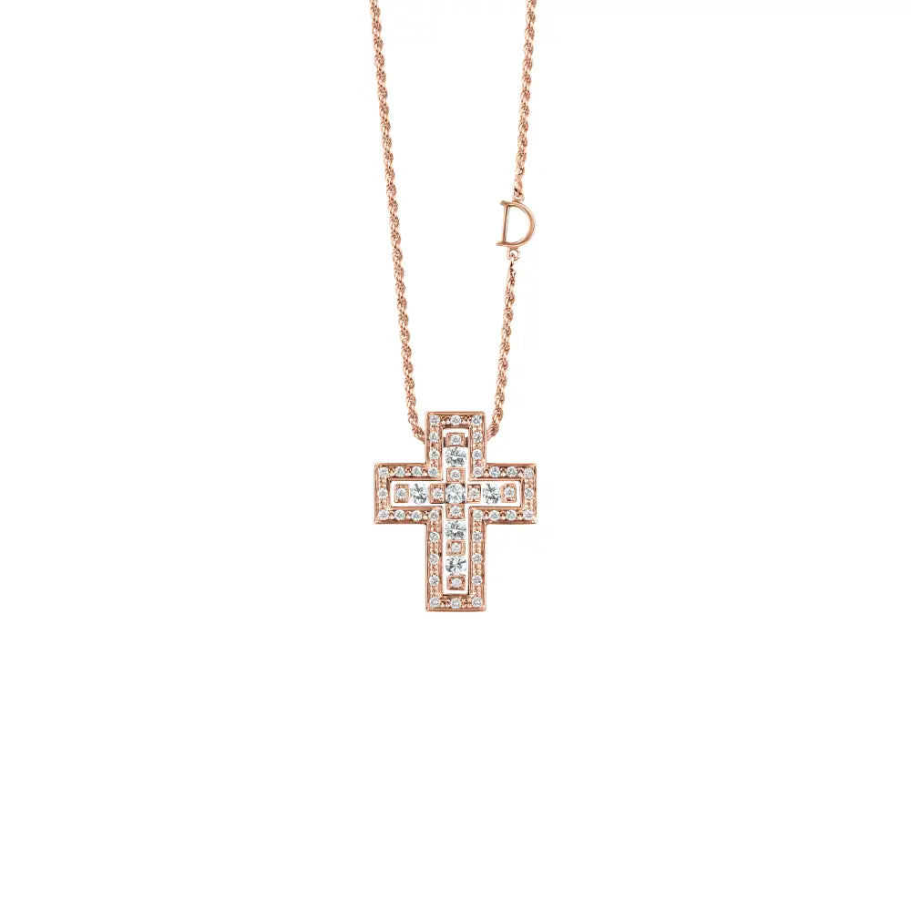 Collar Belle Epoque Oro Rosa 18K y Diamantes (.16cts)PEQUEÑO 20083570