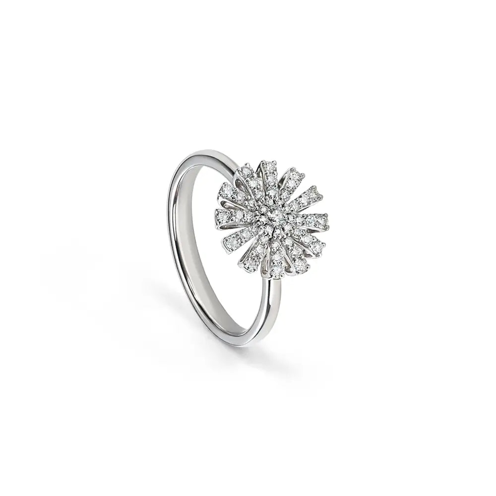 Anillo Margherita Oro Blanco 18K y Diamantes 20072753
