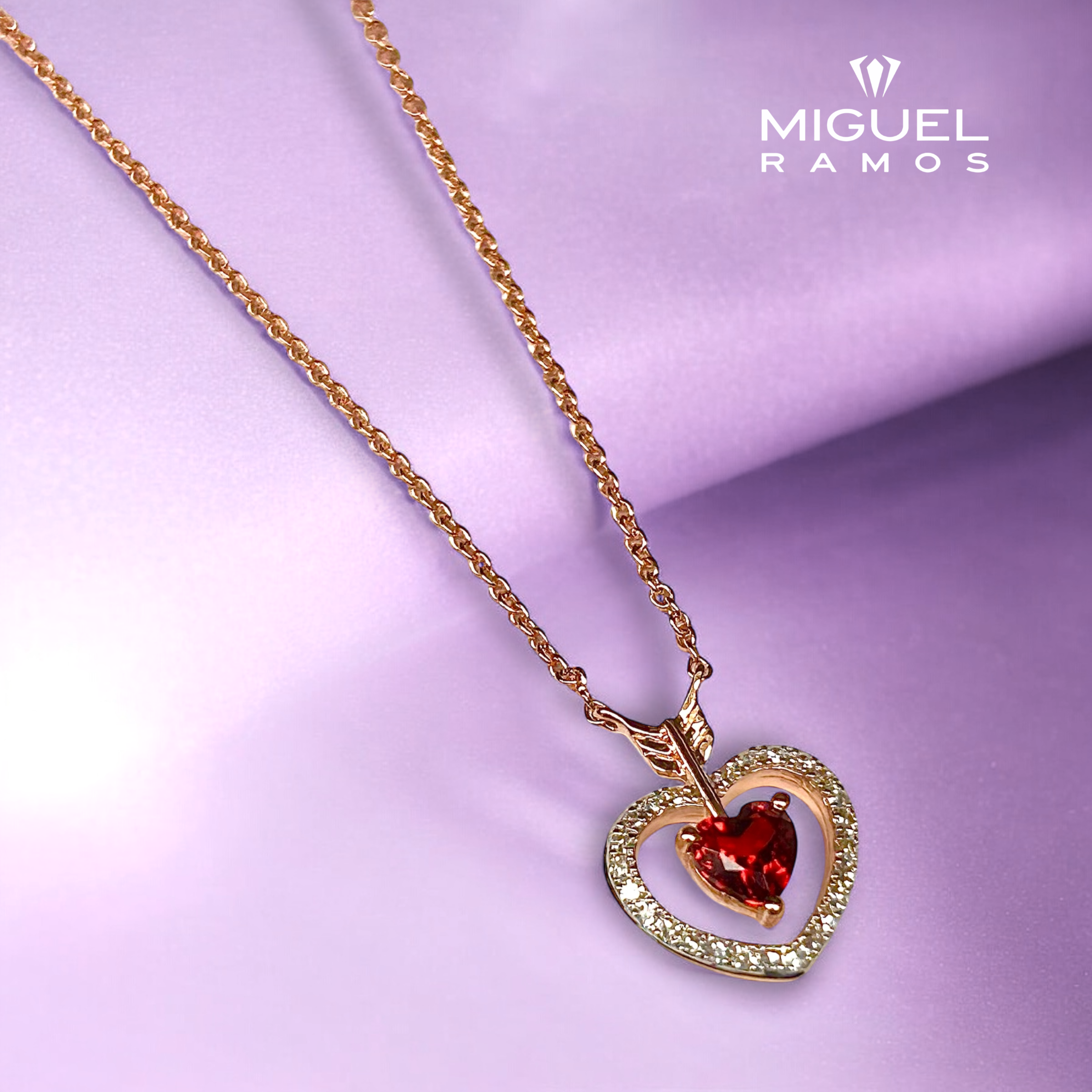 Collar 14K Cuarzo y Diamantes 75574NGR4RT