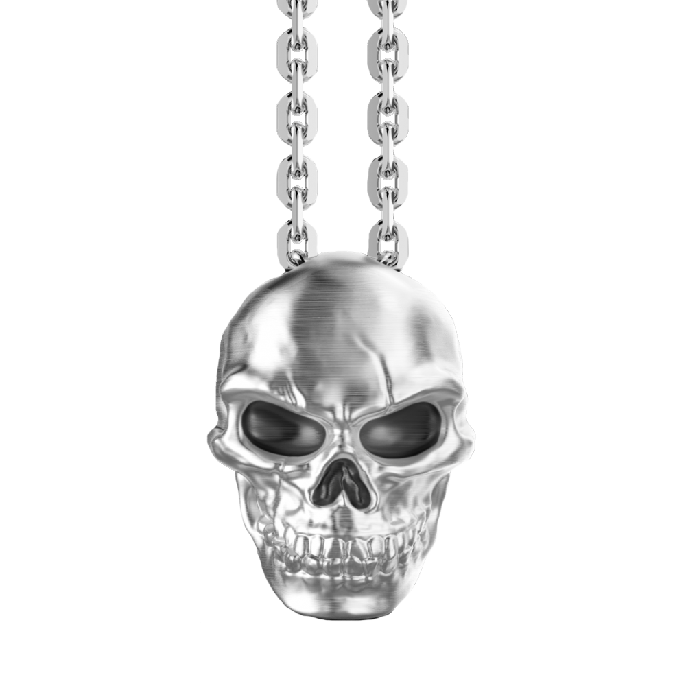 Collar Plata Skull EXC512