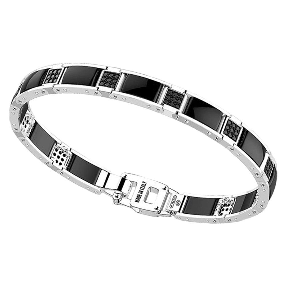 Pulsera Acero y Cerámica KXB052-N