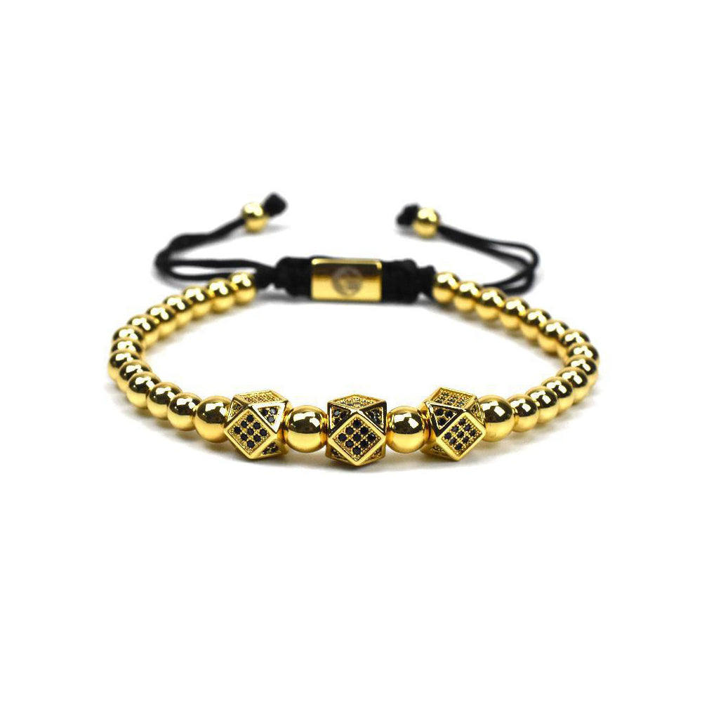 Pulsera Royal Collection Dados Dorada