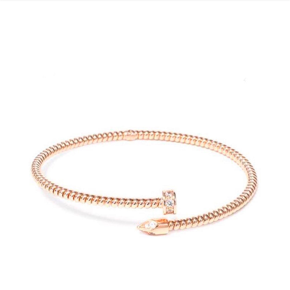 Pulsera Clavo Plata 925 Rosada